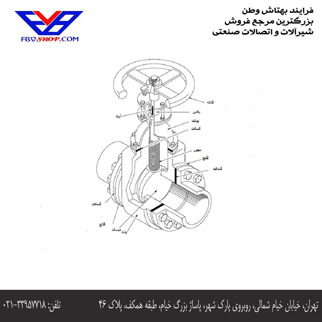 اجزای شیرآلات صنعتی